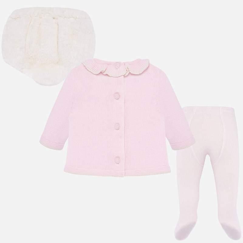 3-delt sett rosa kanin