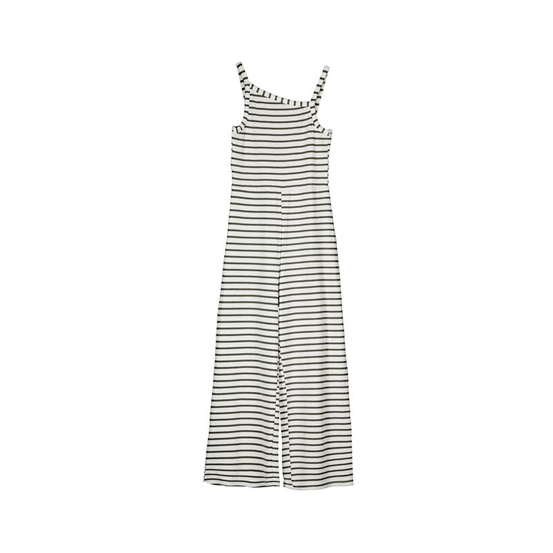 Girl striped jumpsuit