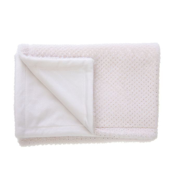 Hovedbilde Fleecepledd med gullprikker