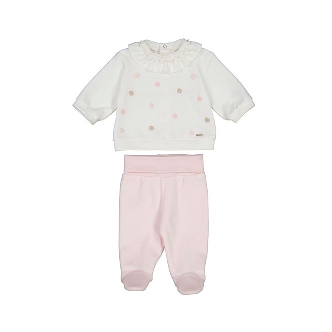 Hovedbilde 2-delt sett babyrosa