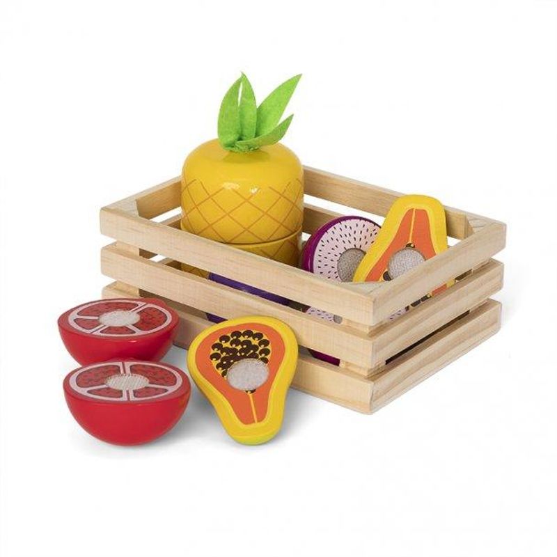 Fruktkurv med frukt