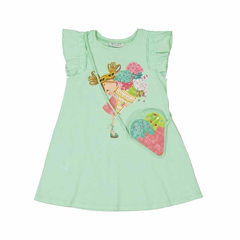 Girl dress with ice cream bag